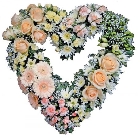 Apricot Tribute Heart