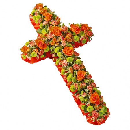 Cross in Orange Tones