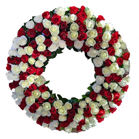 200 Roses Wreath Melbourne