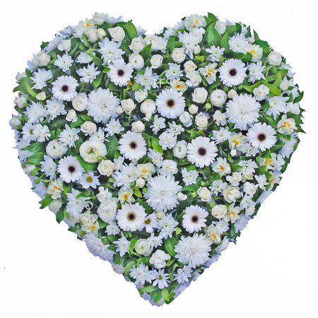 Extra Large White Heart