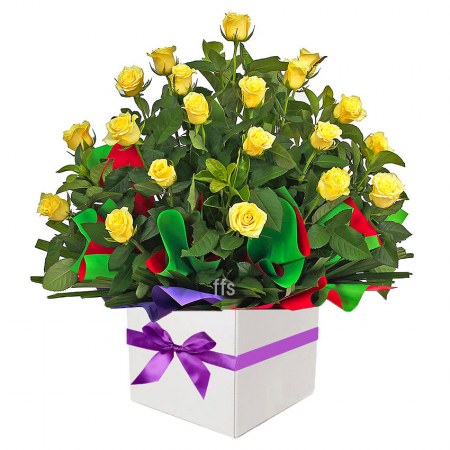 Yellow Roses Arrangement